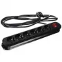 Maitinimo ilgintuvas Bachmann SMART 6x Schuko H05VV-F 3G 1.50mm² 16A/3680W 3m