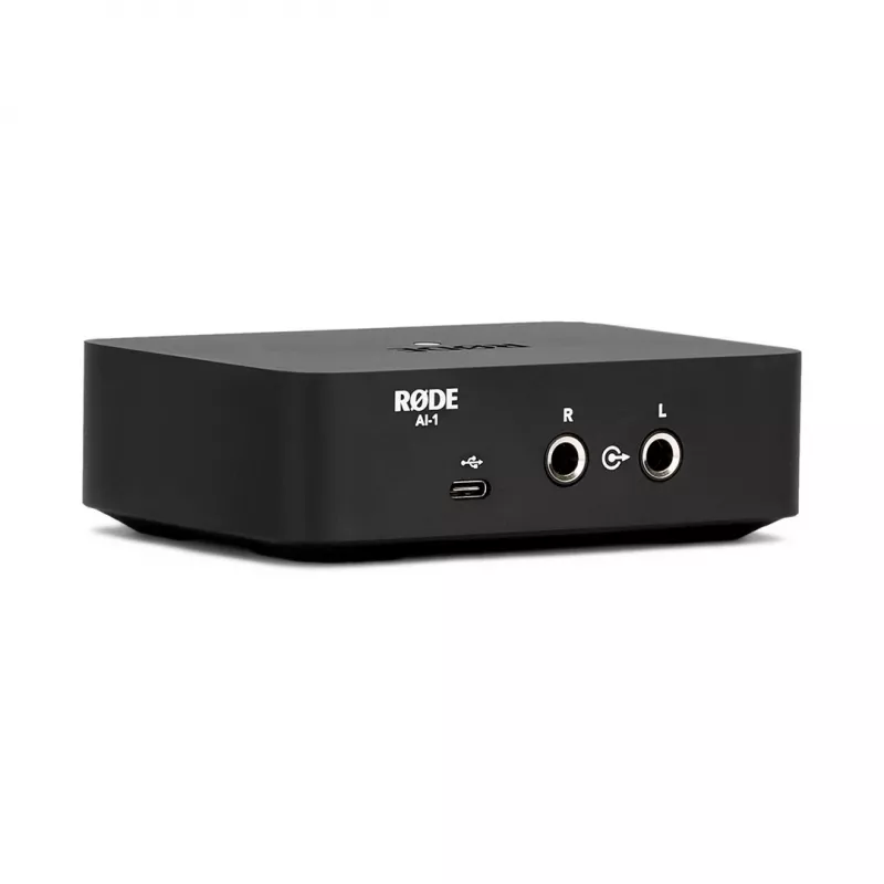 RODE AI-1 USB garso sąsaja A-A priešstiprintuvas 24 bitų 96 kHz Juoda