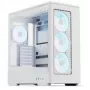Kompiuterio korpusas AEROCOOL D520A Midi-Tower ATX Grūdintas stiklas RGB — baltas