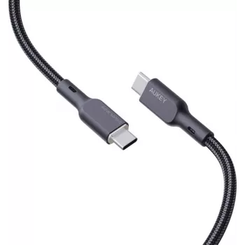 AUKEY CB-KCC101 Nailoninis USB C - USB C kabelis, 1 m