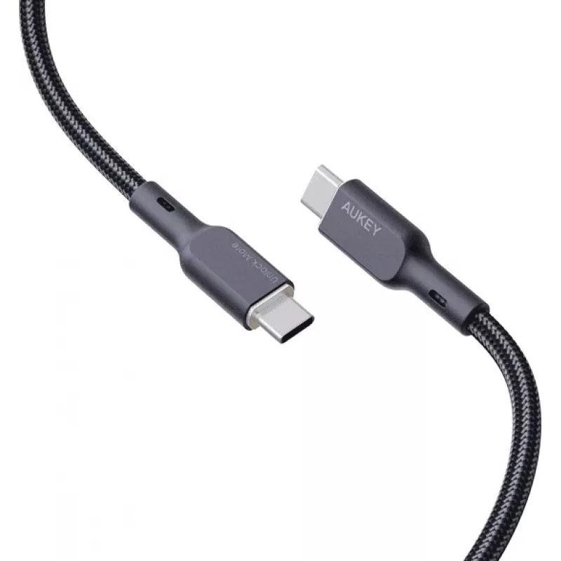 AUKEY CB-KCC101 Nailoninis USB C - USB C kabelis, 1 m