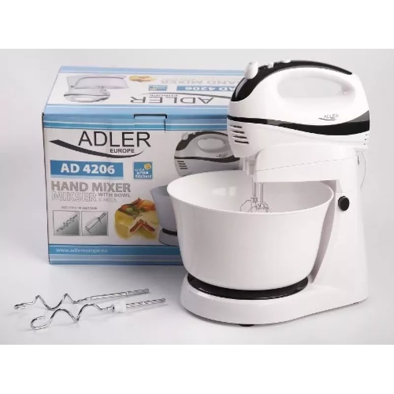 Adler AD 4206 Stovinis maišytuvas Juoda, Balta 300 W