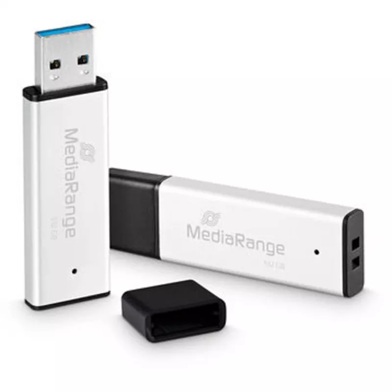USB atmintukas MediaRange MR1904 512 GB USB Type-A 3.2 Gen 1 (3.1 Gen 1) juoda/sidabrinė