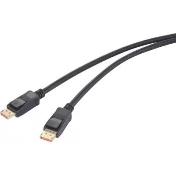 Renkforce DisplayPort jungiamasis kabelis kištukas 2,00 m juodas RF-6562820 8K UHD (RF-6562820)