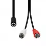 Garso kabelis ProXtend M3F2XRCA-002 — 3 kontaktų (Mini XLR) į 2×RCA, 1,5 m