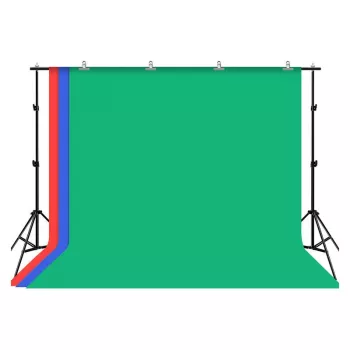 Puluz 2x3m foto fono rinkinys/stovas + foto fonai 3 vnt. PKT5205
