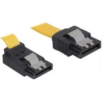 SATA kabelis DeLOCK 82812 0,7 m SATA 7 kontaktų Geltonas