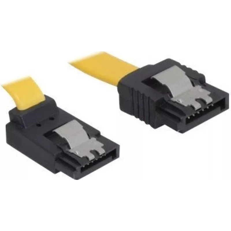 SATA kabelis DeLOCK 82812 0,7 m SATA 7 kontaktų Geltonas