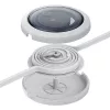 Greito įkrovimo laidas 3in1 Baseus Free2Draw, USB į micro USB+USB-C+Lightning, 3,5 A, 1,1 m (baltas)