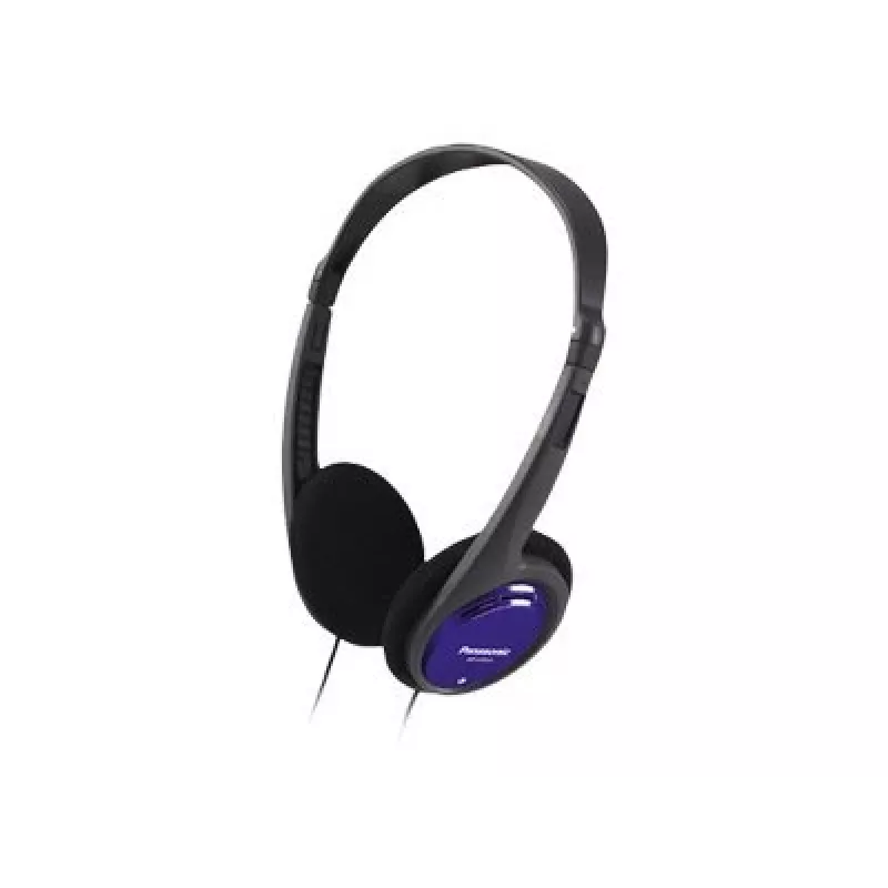 Panasonic RP-HT010E-A juodos/mėlynos ausinės 1,2 m laidas itin lengvos