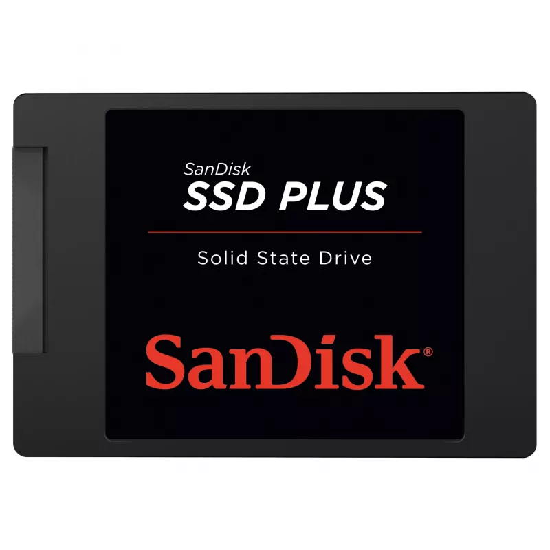 SanDisk PLUS - SSD - 480 GB - vidinis - 6,4 cm (2.5) - SATA 6 Gb/s (SDSSDA-480-G26)