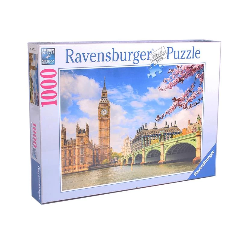 Dėlionė Ravensburger Big Ben London 88777 — 1000 vienetų, standartinis formatas
