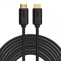 Baseus 2x HDMI 2.0 4K 30Hz laidas, 3D, HDR, 18Gbps, 8m (juodas)