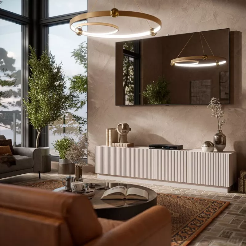 Cama LIVERTI TV spintelė 200x42x48 kašmyro