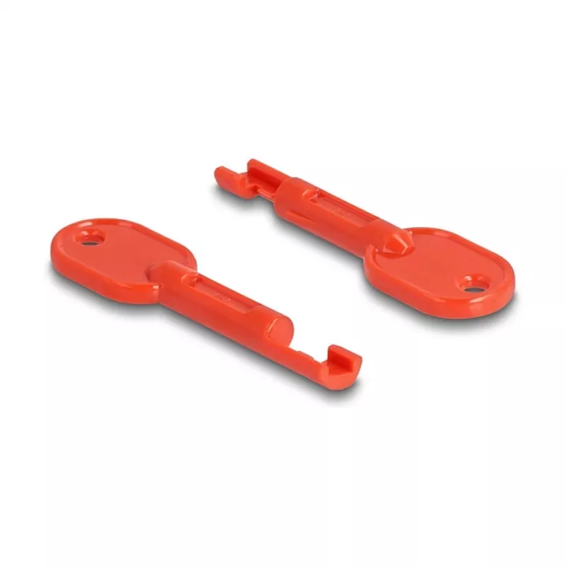 Prievado blokatorius DeLOCK 20929 RJ45 10 vnt. Raudonas