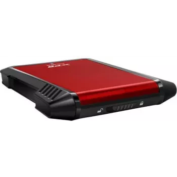 ADATA EX500 HDD/SSD korpusas juoda, raudona 2,5 colio