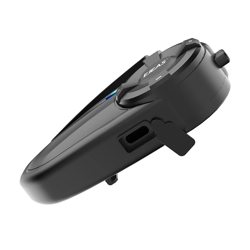 Motociklo domofonas EJEAS Q7 Bluetooth didelio nuotolio šalmo ausinės su laisvų rankų ryšiu