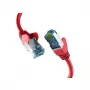 EFB-Elektronik RJ45 komutacinis kabelis su Cat.7 neapdorotu kabeliu, raudonas, 0,25 m, S/FTP PIMF, tinklo kabelis, LAN, DSL, gamintojas: EFB Elektronik (EC020200163)
