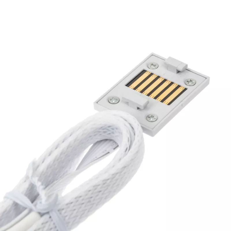 lian li valdiklis UNI HUB SL-INF 12SLIN-CONT3W baltas — RGB ventiliatorių ir LED juostų šakotuvas