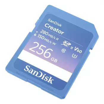 SanDisk Creator SD atminties kortelė UHS-II 256 GB didelis perdavimo greitis iki 280 MB/s