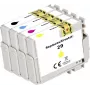 Renkforce rašalo kombinacijų rinkinys, pakeičiantis Epson T2986 (C13T298640) suderinamas juodas, žydras, purpurinis, geltonas RF-5705460 (RF-5705460)