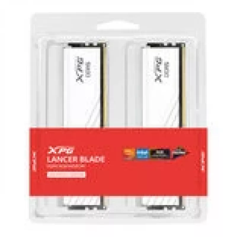 Stalinis DDR5 RAM ADATA XPG Lancer Blade 48GB (2x24GB) 6000 MT/s CL36 RGB baltas