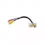 jungčių adapteris Kindermann 7444000530 3x RCA Sidabrinis