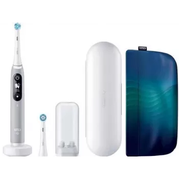 Oral-B iO Series 6 Pilka Opal Luxe Edition elektrinis dantų šepetėlis
