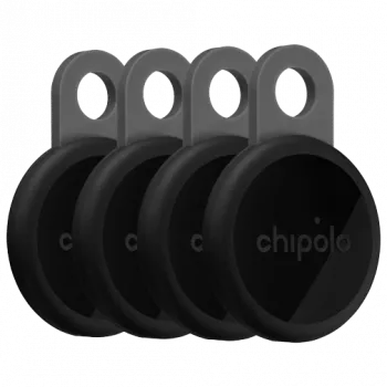 Chipolo LOOP 4 vnt. pakuotė Įkraunamas Bluetooth seklys Anglis Suderinamas su Apple Find My