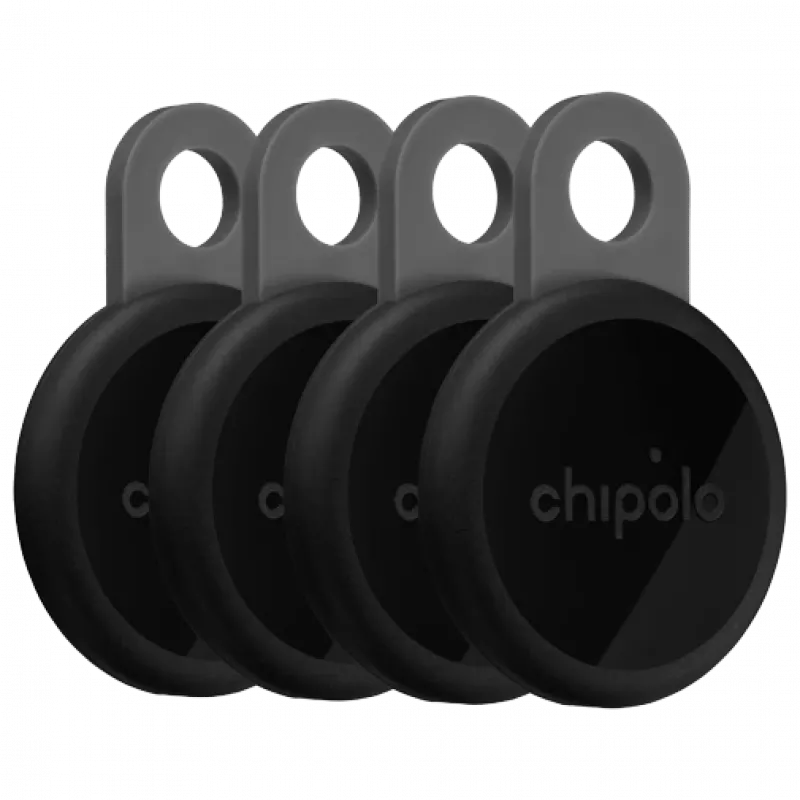 Chipolo LOOP 4 vnt. pakuotė Įkraunamas Bluetooth seklys Anglis Suderinamas su Apple Find My
