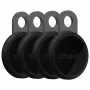Chipolo LOOP 4 vnt. pakuotė Įkraunamas Bluetooth seklys Anglis Suderinamas su Apple Find My