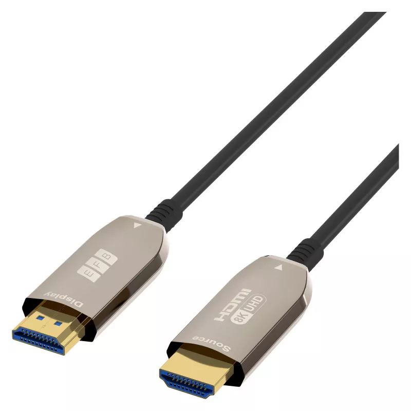 EFB Elektronik HDMI šviesolaidinis kabelis AOC Active - skaitmeninis/vaizdo/garso - 20 m (HDMI-21-00007)