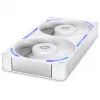Kompiuterio korpuso ventiliatorius NZXT F240X 120 mm baltas, 1 vnt., 240×120×30 mm