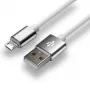 everActive laidas USB 1m - Baltas, silikoninis, greitas įkrovimas, 2,4A - CBS-1MW