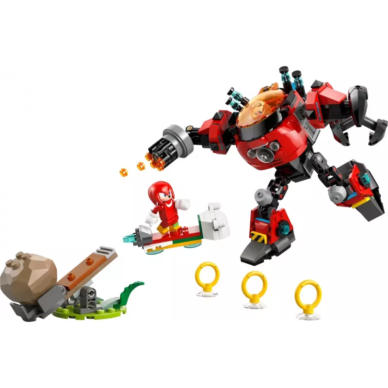 LEGO konstruktorius Sonic the Hedgehog 77005 Knuckles vs Dr Eggman Egg Crusher Mech, 350 dalių, amžius 8+