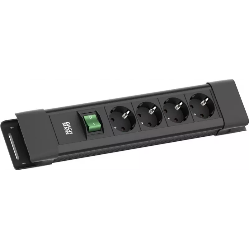 Bachmann CONNECTUS 4xCEE7/3 1x switch 2.0m CEE7/7 Juoda (BM005913)