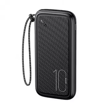 Nešiojama išorinė baterija USAMS PB56 10000 mAh 2xUSB / USB-C / MicroUSB greitasis įkrovimas