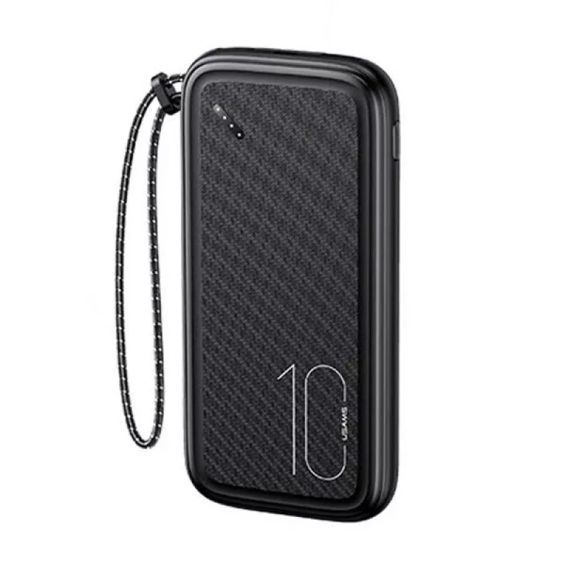 Nešiojama išorinė baterija USAMS PB56 10000 mAh 2xUSB / USB-C / MicroUSB greitasis įkrovimas