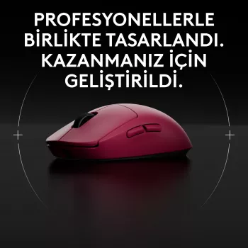 Logitech G PRO 2 - Pelė - Žaidimų - dešiniarankiams ir kairiarankiams - optinė - 8 mygtukai - Belaidė, Laidinė - 2,4 GHz, USB - USB Logitech LIGHTSPEED imtuvas - rožinė (910-007310)