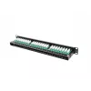 Komutacinis skydas LANBERG PPU5-1048-B 1U, 48 prievadų Cat5e, juodas, 445×102×44,5 mm