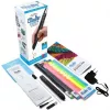 3D rašiklis 3DOODLER Create iPRO — naudoja 3 mm gijas, 250 vnt. pilkų atspalvių rinkinys
