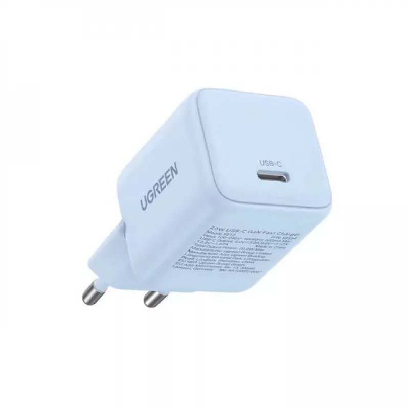 UGREEN X512 20W GAN 1X USB-C MAITINIMO ADAPTERIS - mėlynas