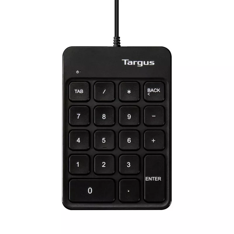 Targus AKP13GL skaičių klaviatūra, universali, USB, juoda