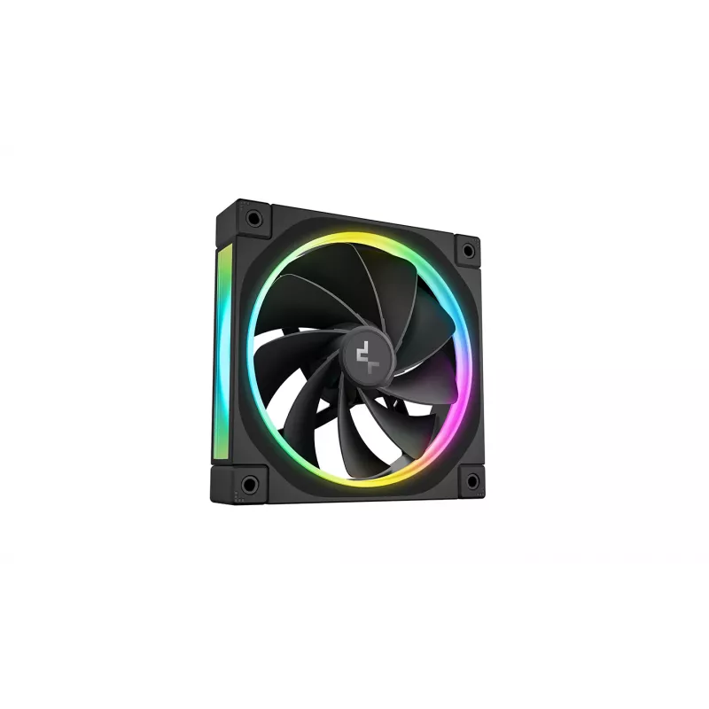DeepCool FL12R 120mm ARGB korpuso ventiliatoriai, 3 vnt., juodi