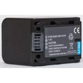 Baterija extra digital NP-FV70 7,2 V 2000 mAh suderinamiems vaizdo kameroms ir įrenginiams