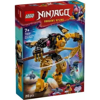 LEGO statybinis rinkinys NINJAGO 71839 Arino Spinjitzu mūšio mecha, 213 dalių, 2 mini figūrėlės, aukštis 160 mm