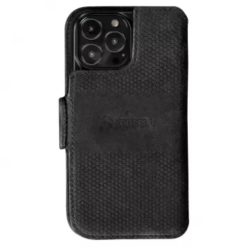 Dėklas-piniginė Krusell 62396, skirtas iPhone 13 Pro Max 17 cm, juodas
