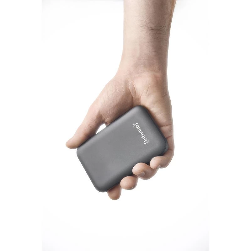 Išorinė baterija USB 10000MAH/PILKA S10000 7333034 Intenso