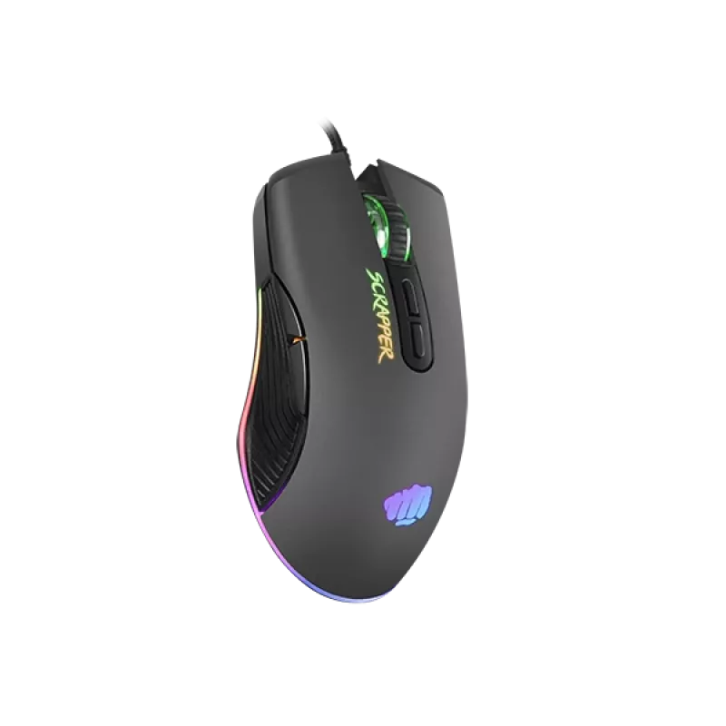 FURY Scrapper pelė Žaidimų Abiem rankoms tinkama USB Type-A Optinė 6400 DPI