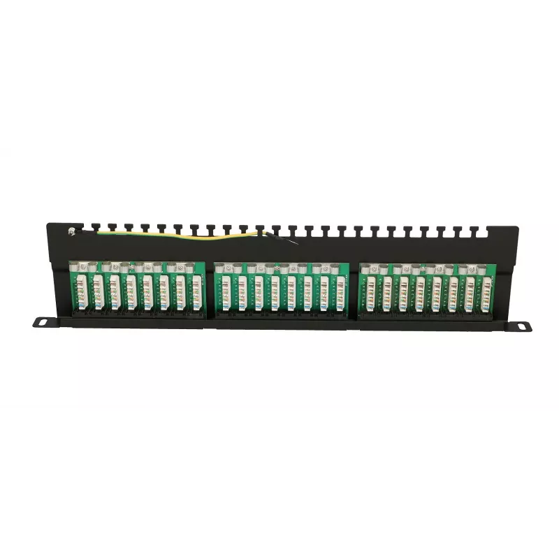Patch Panel Extralink CAT6 UTP 0.5U 24 Port